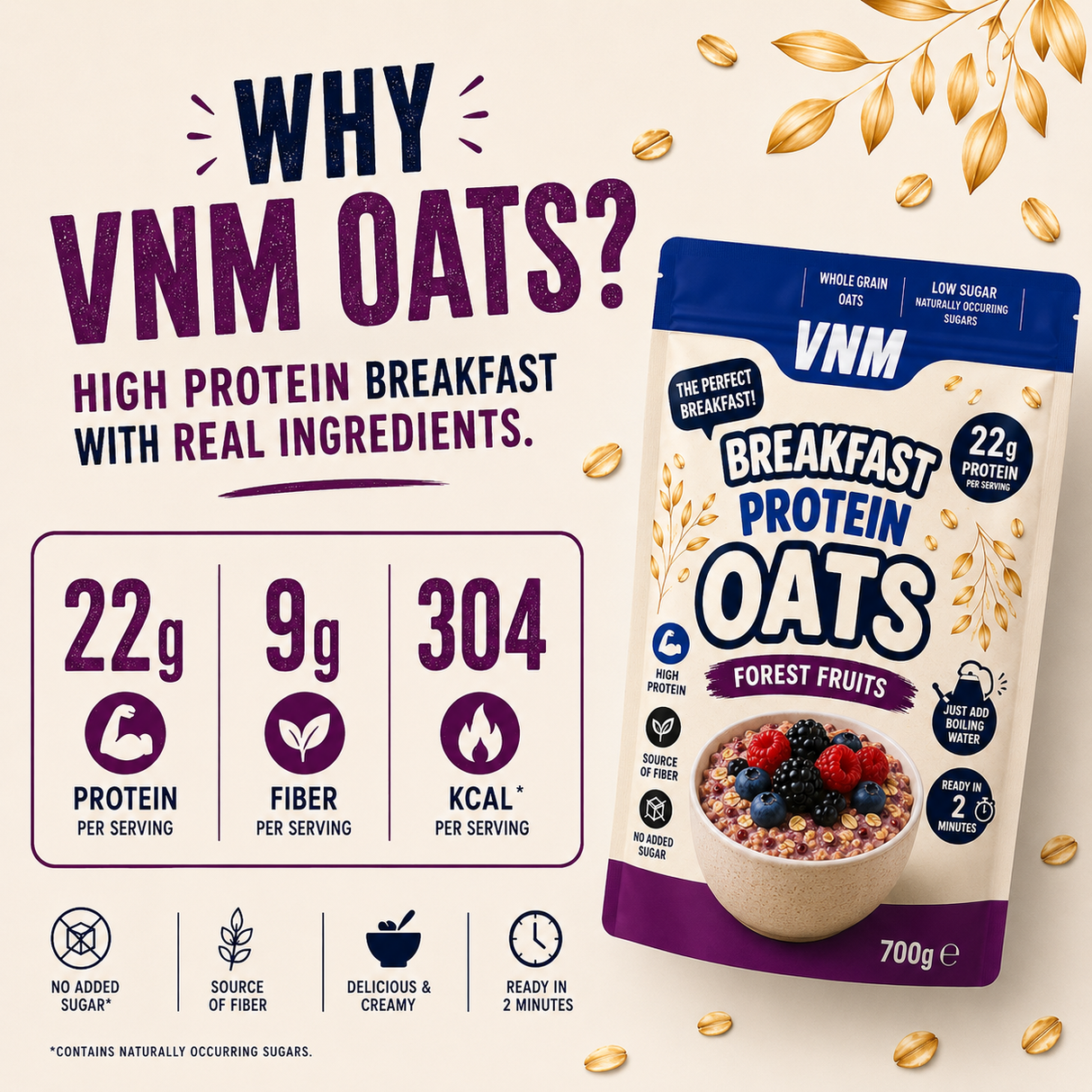 Breakfast Protein Oats