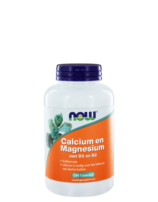 NOW Calcium & Magnesium+Vitamin D3 & Zinc