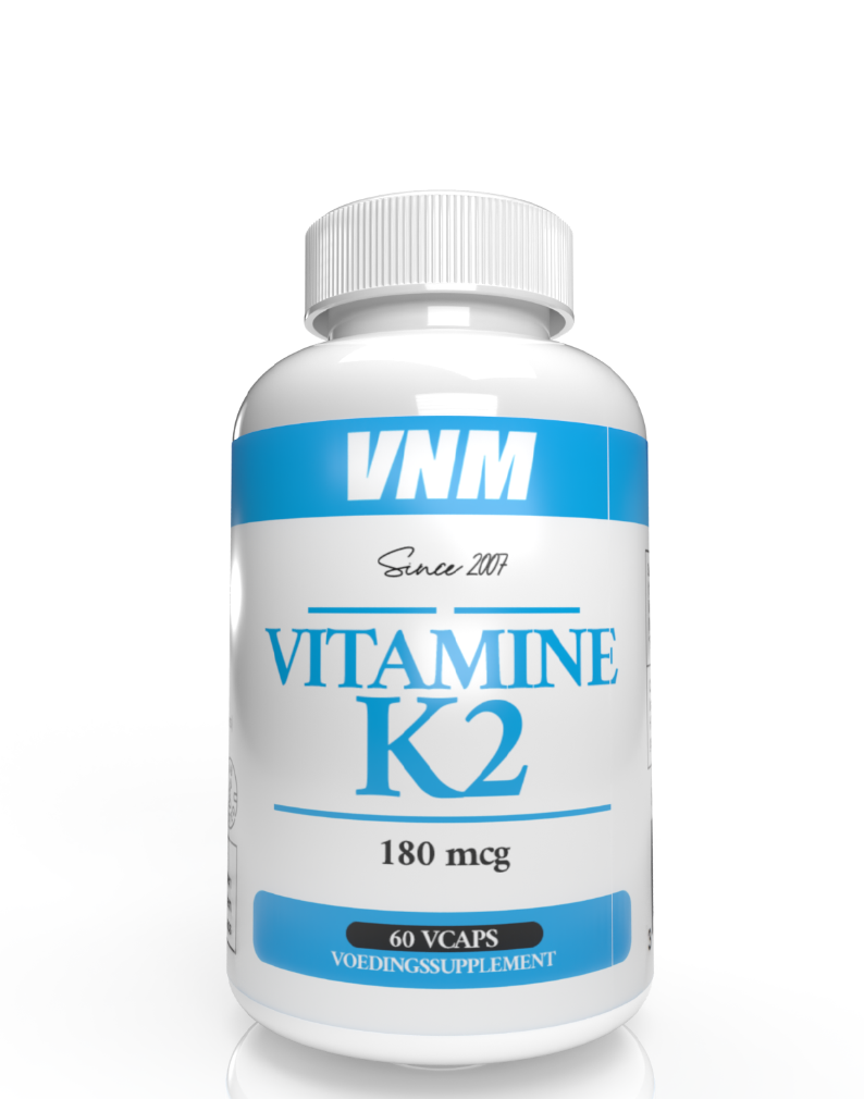 Productverpakking van VNM Vitamine K2 180 mcg