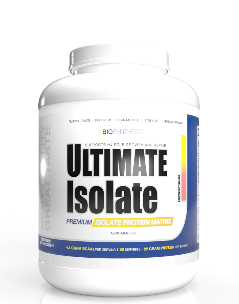 Bio Synthesis - Ultimate Isolate - aardbei banaan - 80 servings
