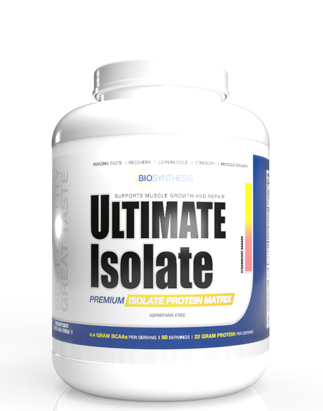 Bio Synthesis - Ultimate Isolate -  aardbei banaan - 80 servings