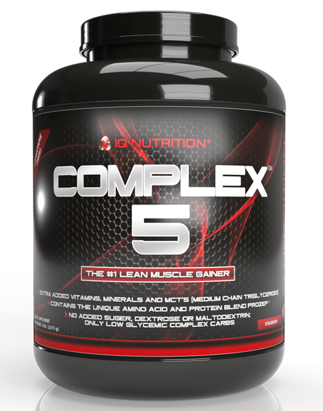 IQ Nutrition - Complex-5 Aardbei 2.273kg
