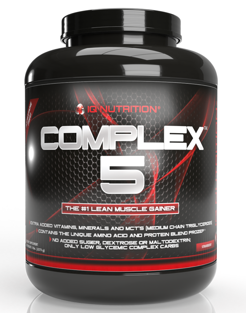 IQ Nutrition - Complex-5 Aardbei 2.273kg
