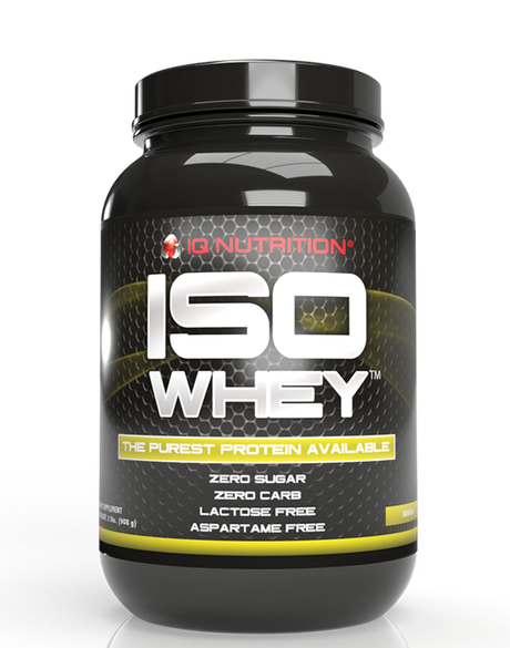 IQ Nutrition - Iso whey - Banaan - 36 servingd