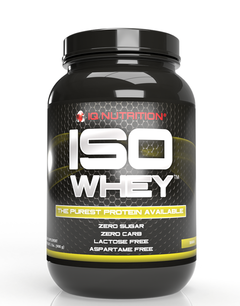 IQ Nutrition - Iso whey - Banaan - 36 servingd