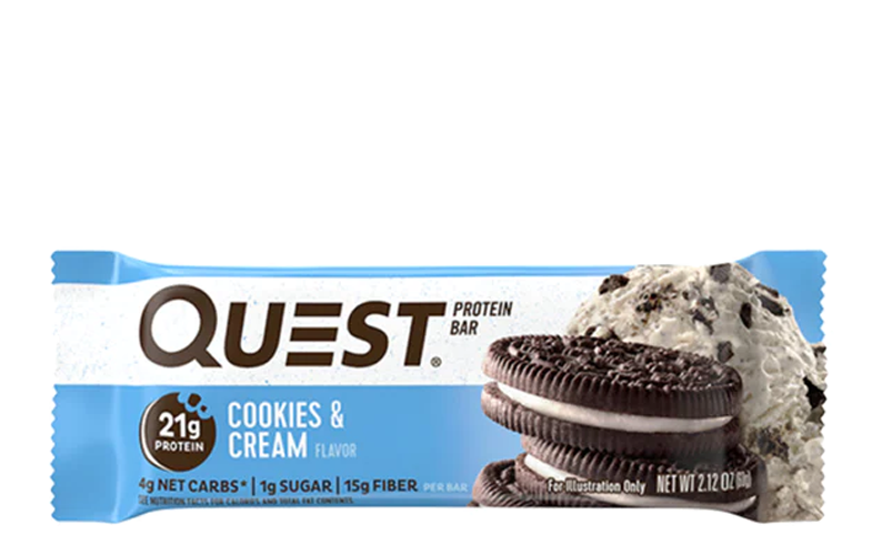 Quest protein bar Cookies & Cream
