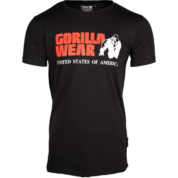 Klassisk T-shirt - Sort - Gorilla Wear