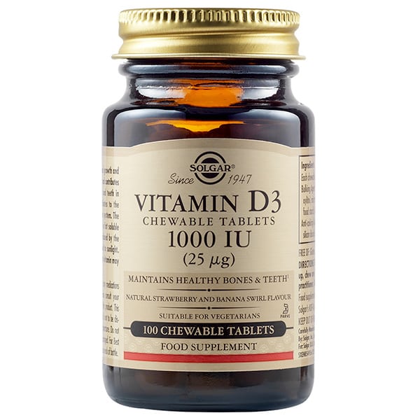 Solgar - Vitamin D-3 1000 IU/25 mcg