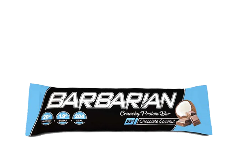 Barbarian Crunchy Protein Bar Chocolate Coconut