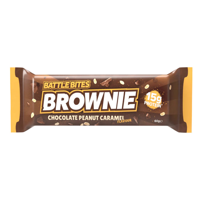 Battle Snacks Protein Brownie Schokolade Erdnuss Karamell