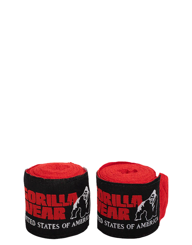 Gorilla Wear - Boxing Hand wraps -  Red