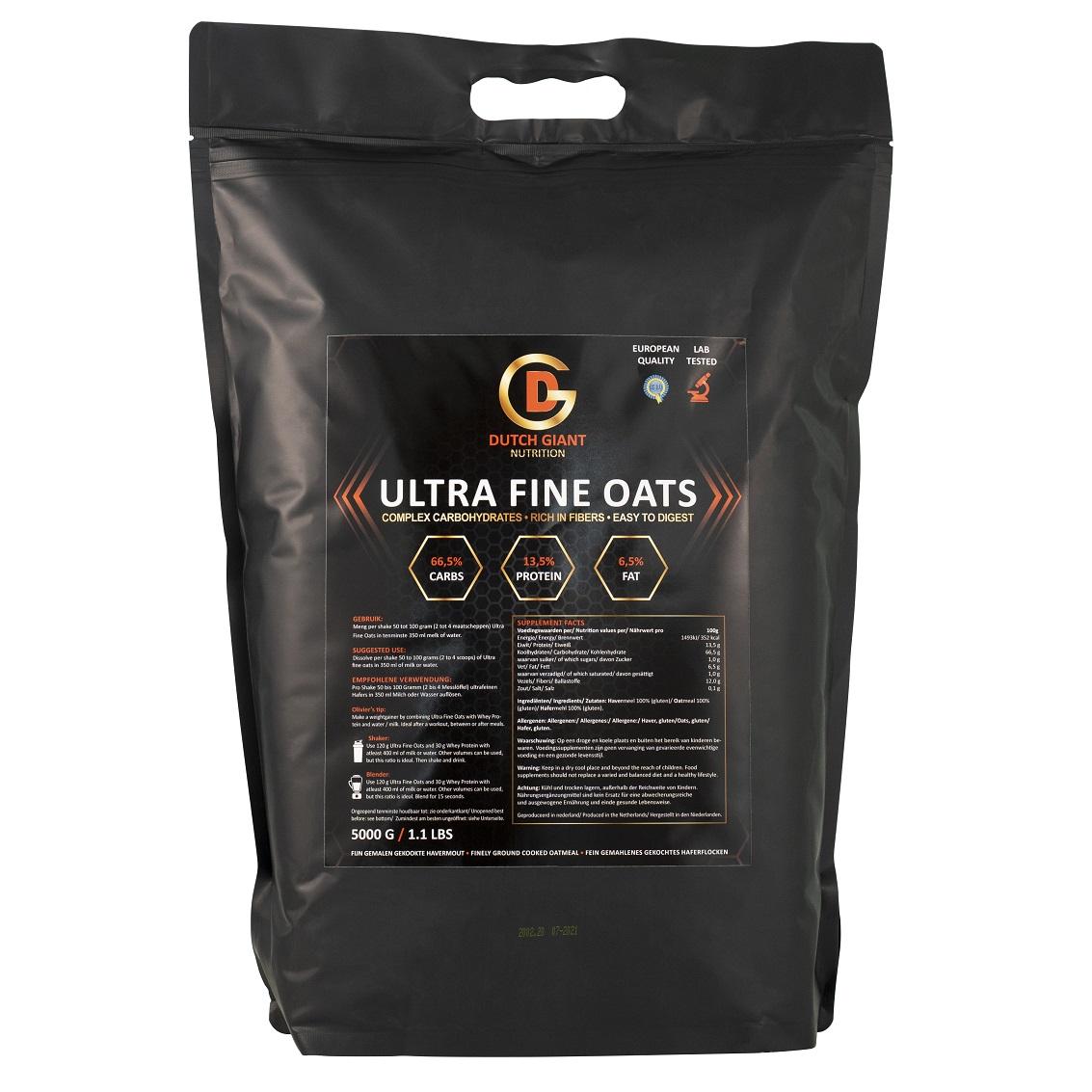 Dutch Giant Nutrition Ultra Fine Oats 1kg