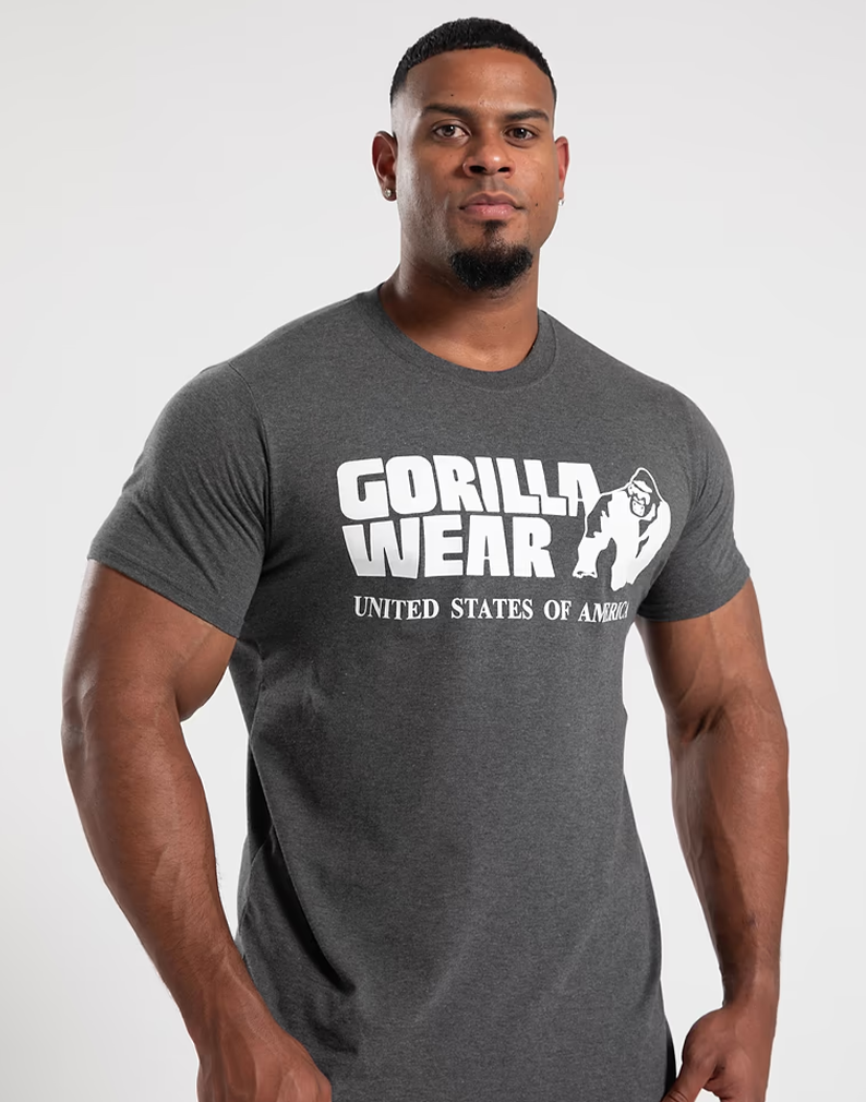 Classic T-shirt - Gray - Gorilla Wear