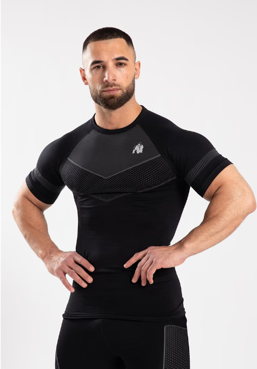 Norton Seamless T-shirt - Black - Gorilla Wear