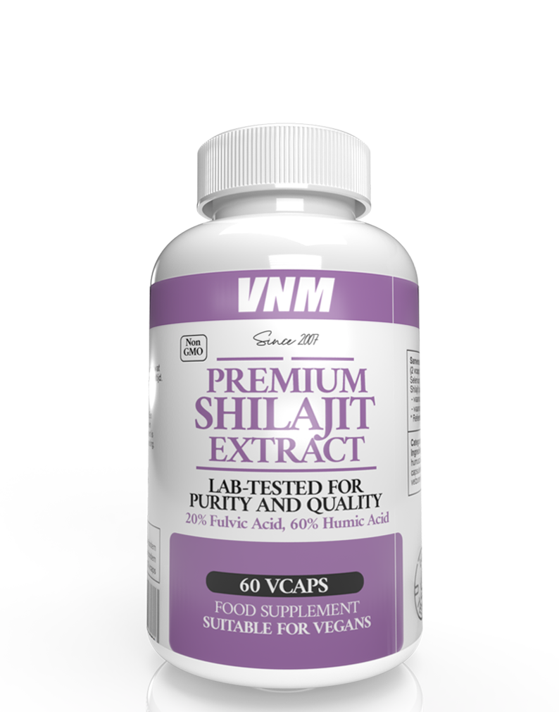 Premium Shilajit Extract 60 Vcaps VNM