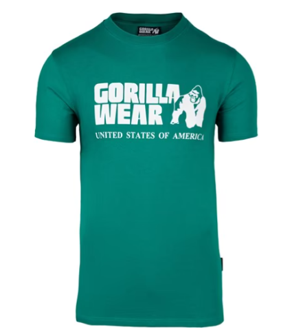 Classic T-shirt - Teal Green - Gorilla Wear