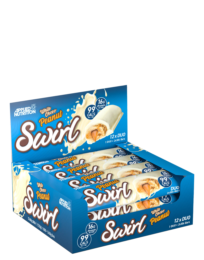 Swirl White choco peanut