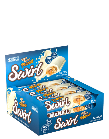 Swirl White choco peanut