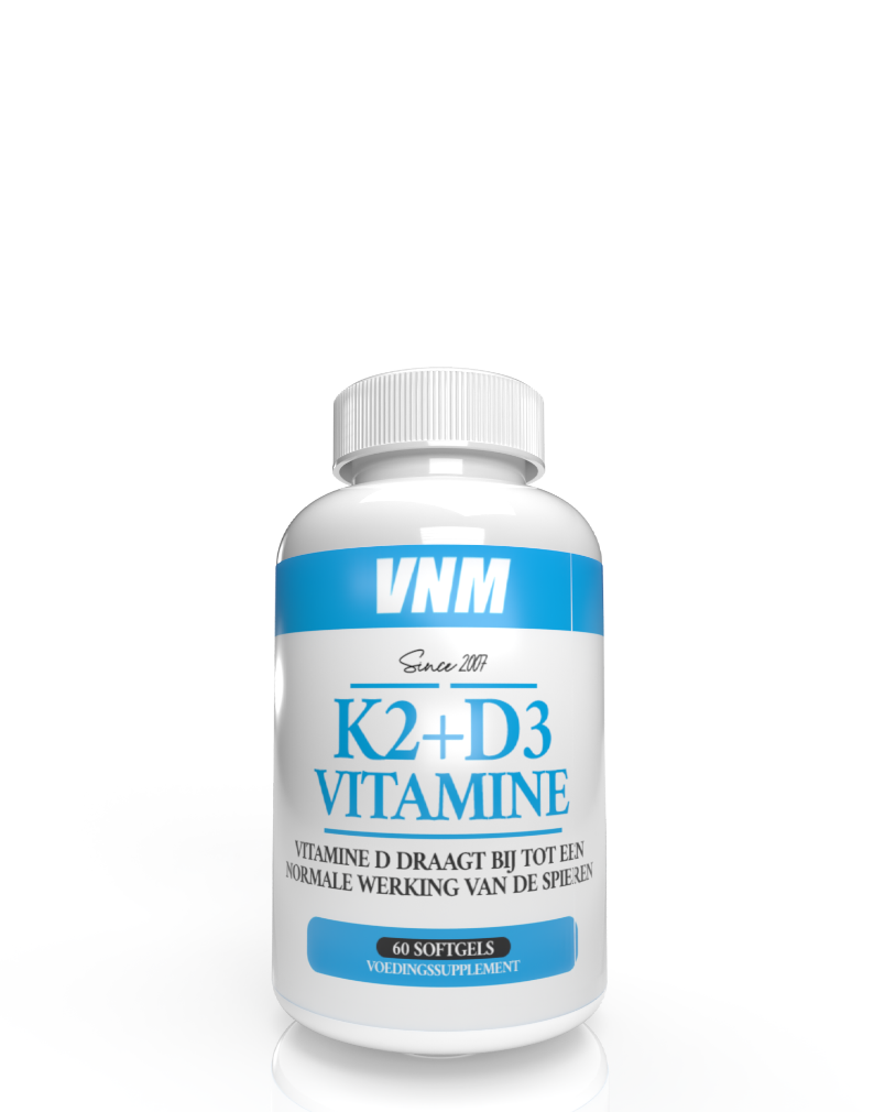 Productverpakking van VNM Vitamine K2+D3