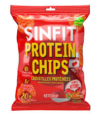 sinfit protein chips ketchup