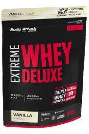 body attack whey deluxe tester