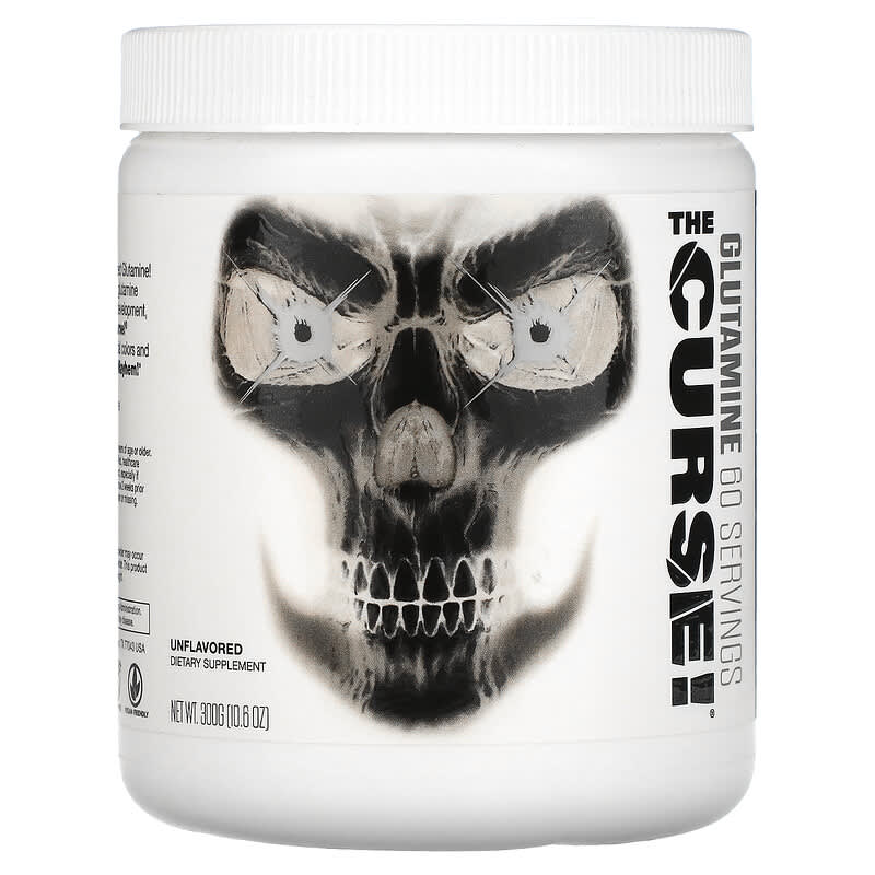 JNX Sports - The Curse, Glutamine, Unflavored, 10.6 oz (300 g)