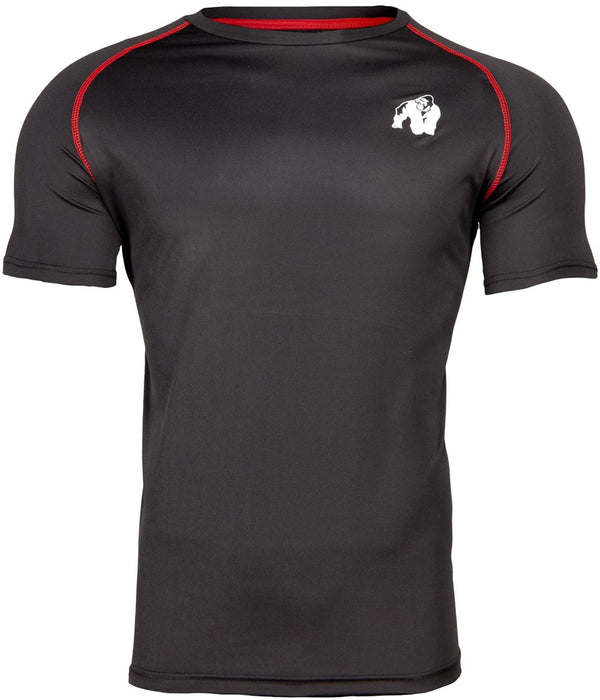 Gorilla Wear PerformanceT-Shirt - Zwart/Rood