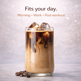 Protein iced coffee geschikt voor elk moment van de dag