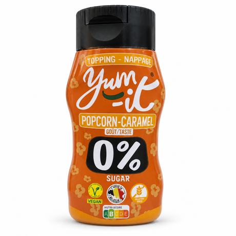 Yum-It Topping Popcorn Caramel – fles 300 g