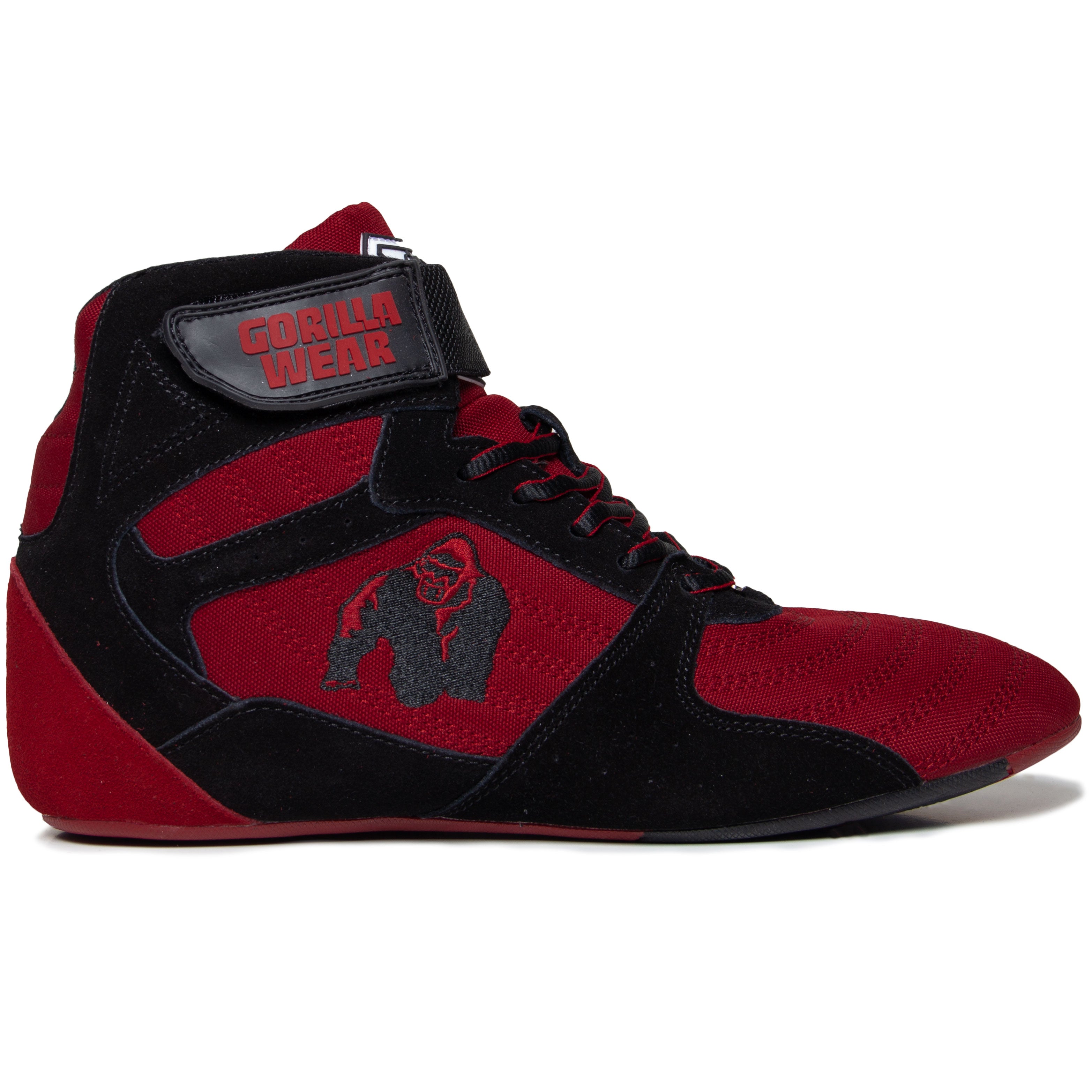Gorilla Wear High Top Shoes- Red