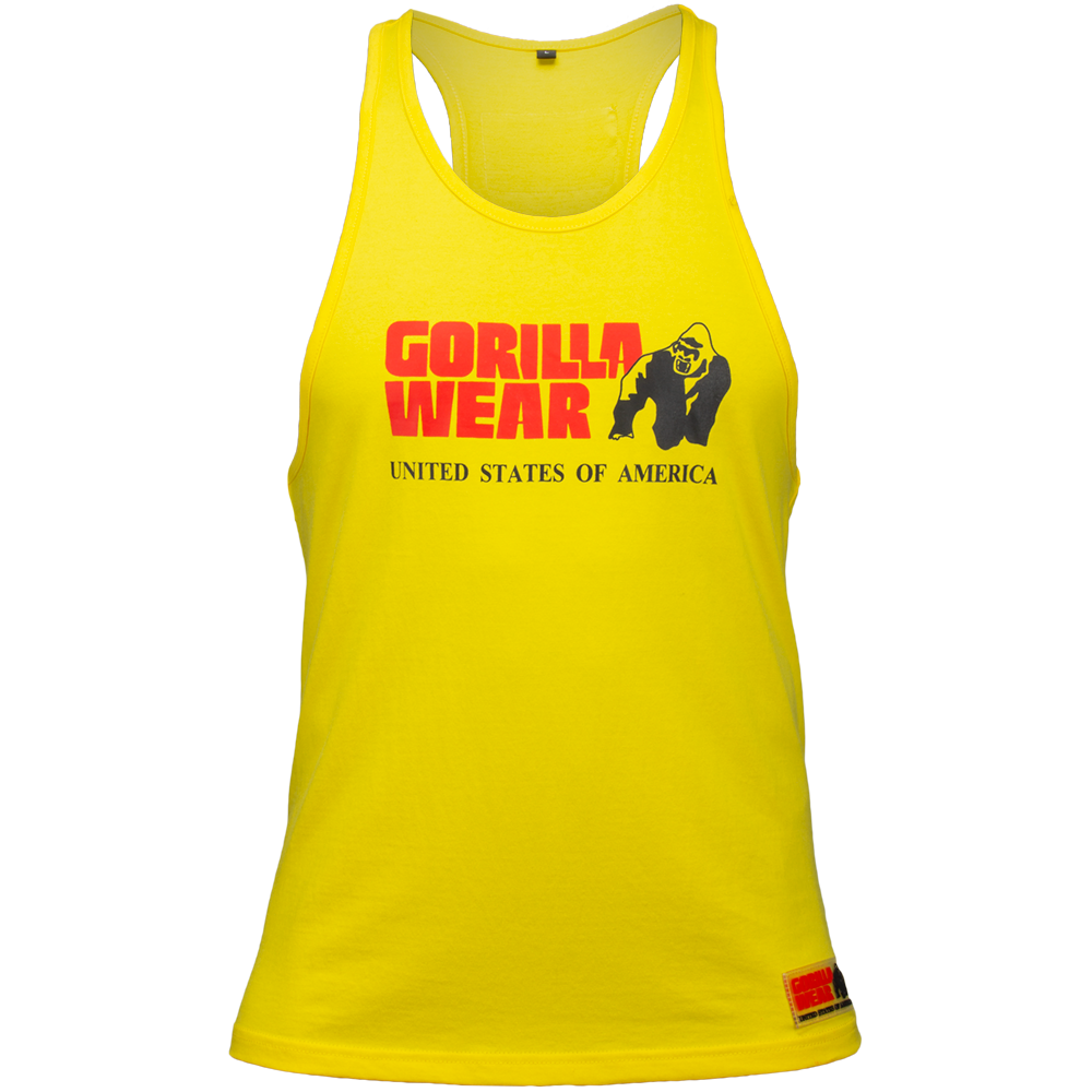 Gorilla Wear - Klassisk Tanktop - Gul