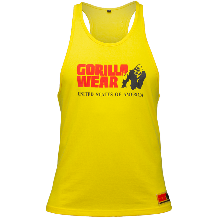 Gorilla Wear - Klassisk tanktop - Gul
