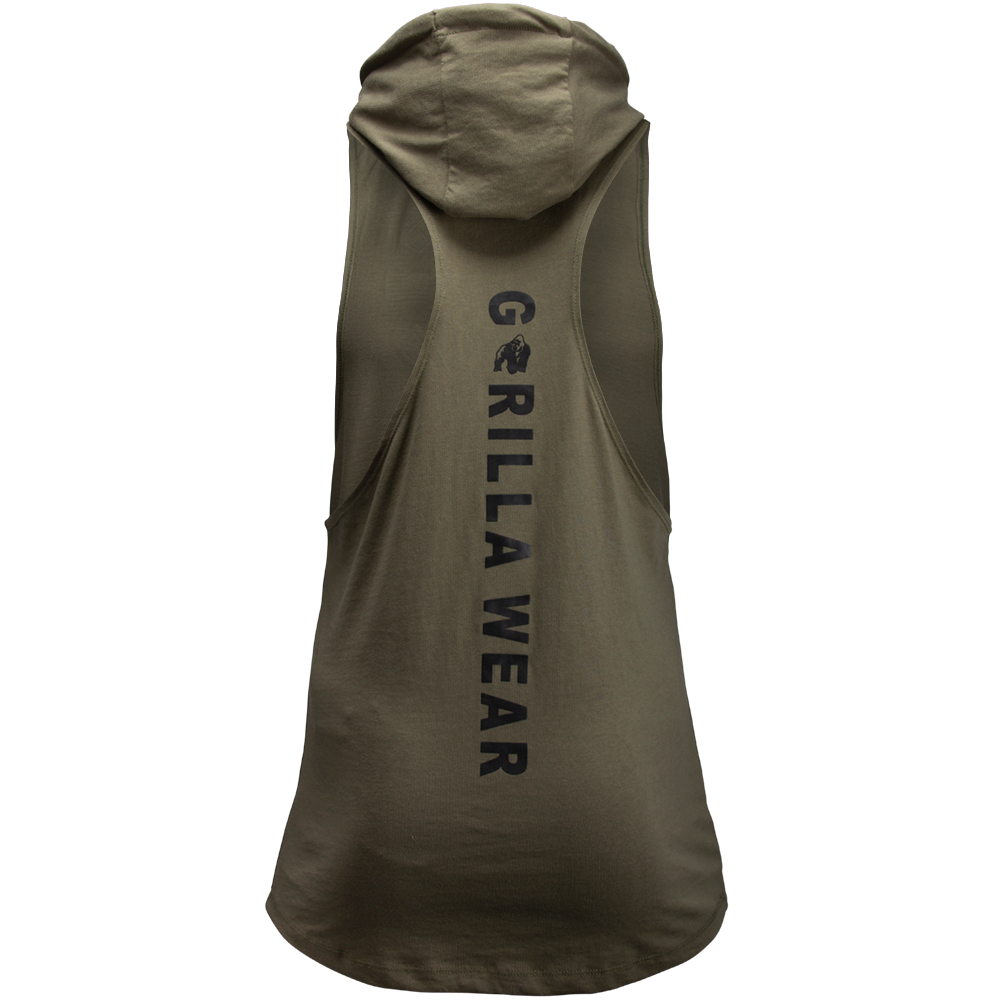 Gorilla Wear - Lawrence Hooded Tank top - Army Green