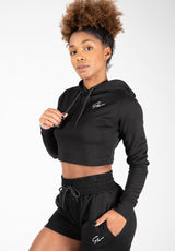 Gorilla Wear - Pixley Crop Top Hoodie Black