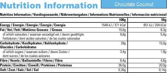 Barbarian Crunchy protein Bar Chocolate Coconut