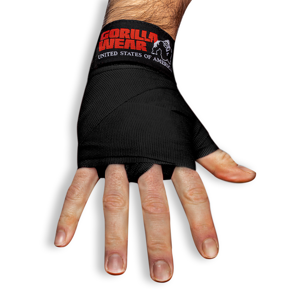 Gorilla Wear - Boxing Hand wraps - Black