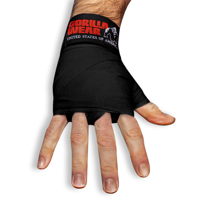 Gorilla Wear - Boxing Hand wraps - Black