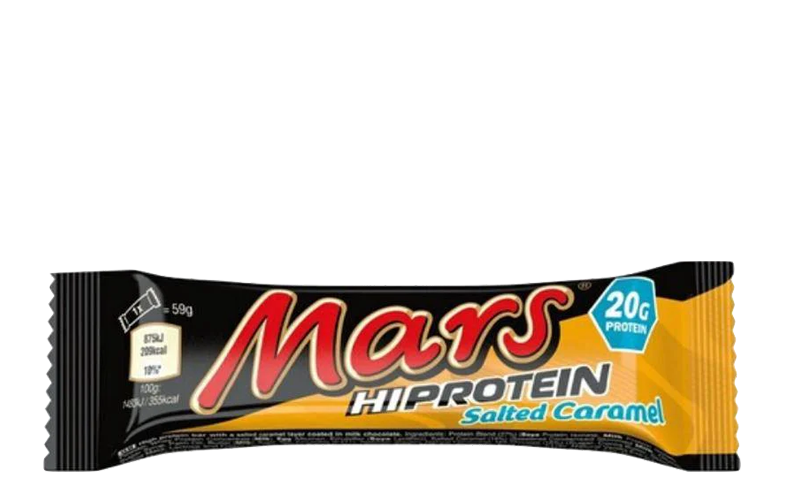 Mars hi Protein gesalzenes Karamell