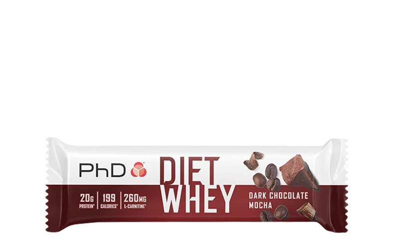 Diet whey protein bar