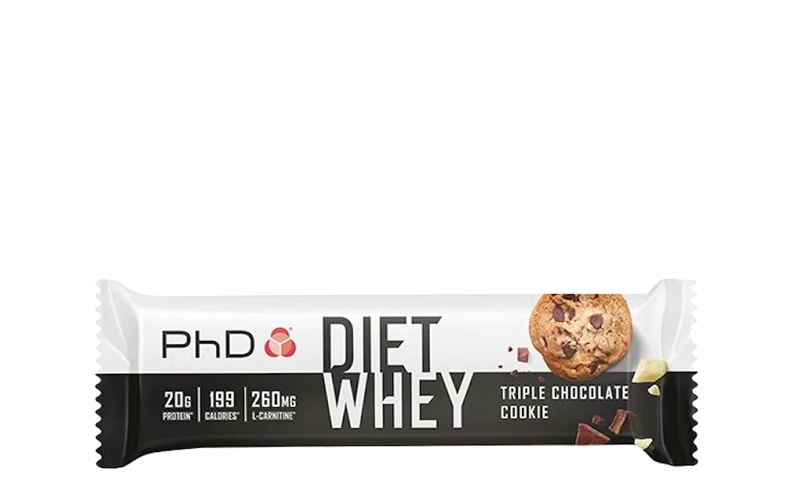 Diet whey protein bar