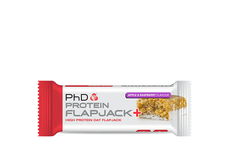 Protein Flapjack + Apple & Raspberry