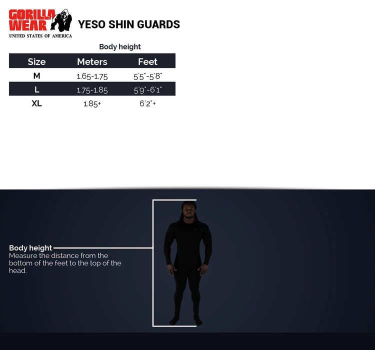 Gorilla Wear - Yeso shin guards