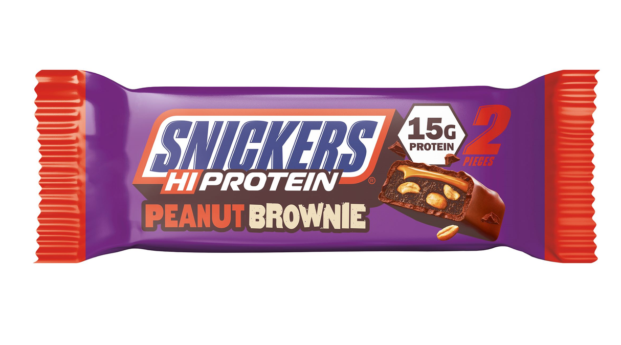 Snickers Hi Protein Peanut Brownie