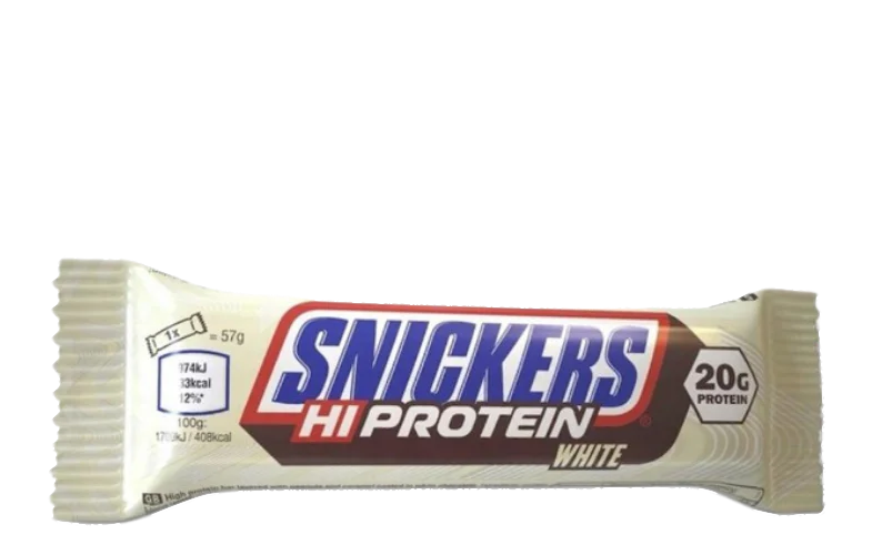 Snickers hej protein Hvid