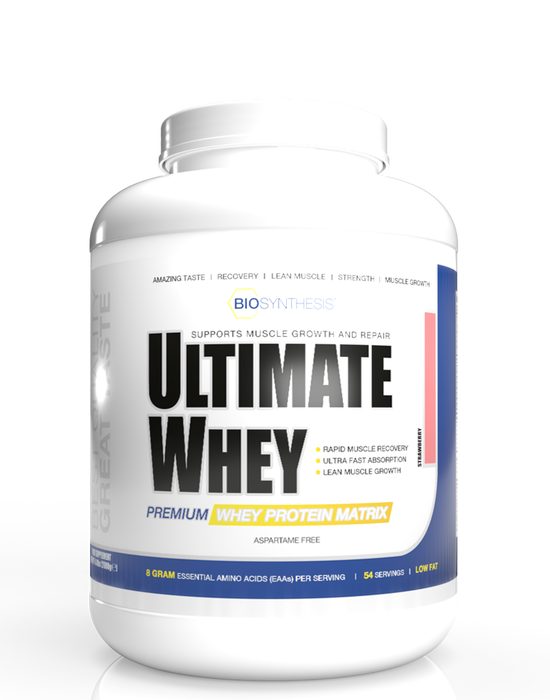 Bio Synthesis - Ultimate Whey - Strawberry - 2 kg - 54 portioner