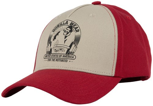 Gorilla Wear - Buckley Cap Red / Beige