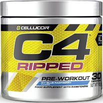 C4 Ripped Pre-Workout 30 servings 300g Orange Ice Blue Raspberry