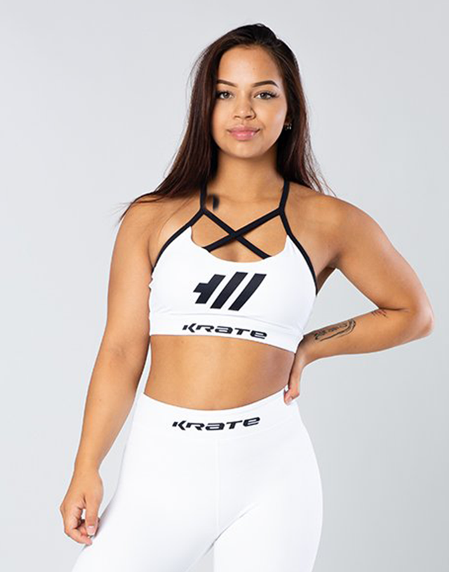 Krate Heaven white mesh top