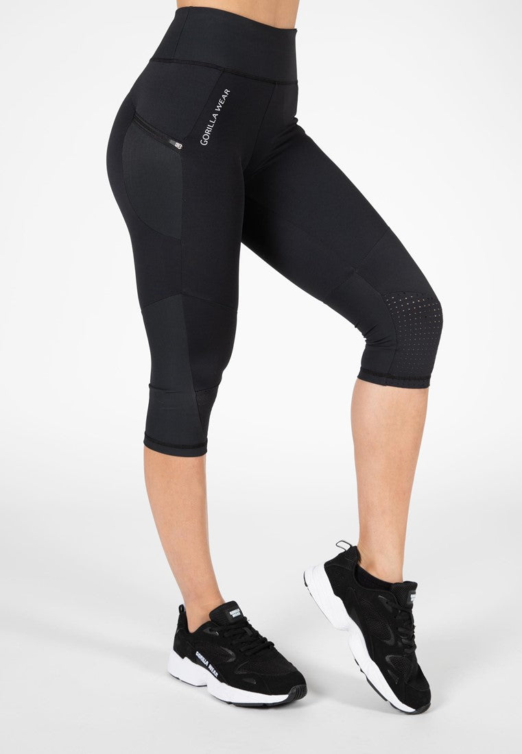 Monroe Cropped Leggings - Zwart