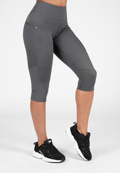 Monroe Cropped Leggings - Grijs